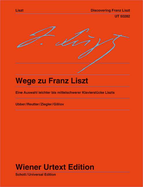 Vorderes Coverbild Wege zu Franz Liszt