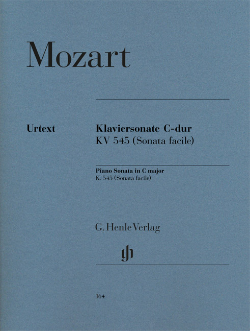 Vorderes Coverbild Klaviersonate C-dur KV 545 (Sonata Facile)