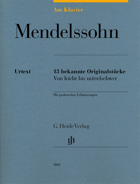 Vorderes Coverbild Am Klavier - Mendelssohn