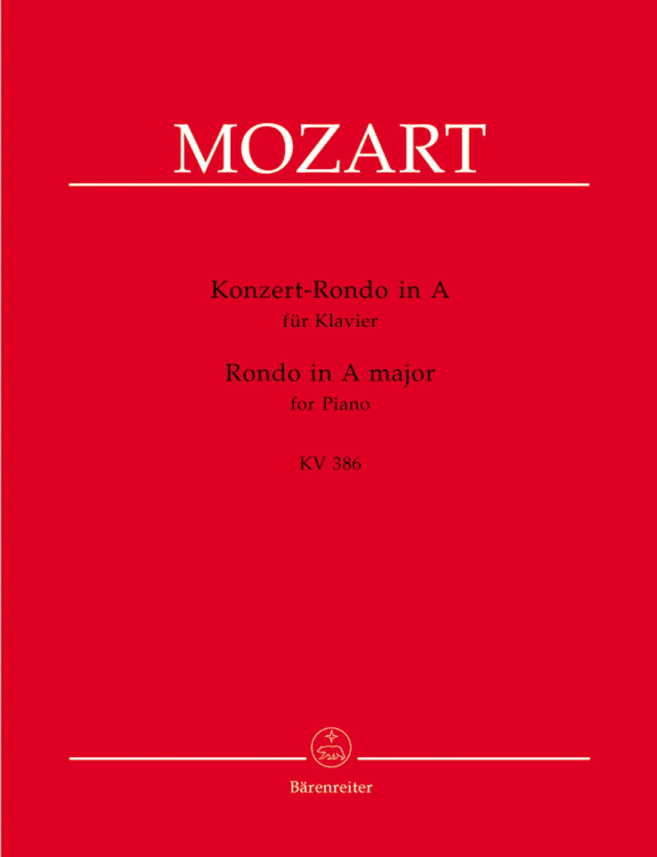 Vorderes Coverbild Konzert-Rondo für Klavier A-Dur KV 386