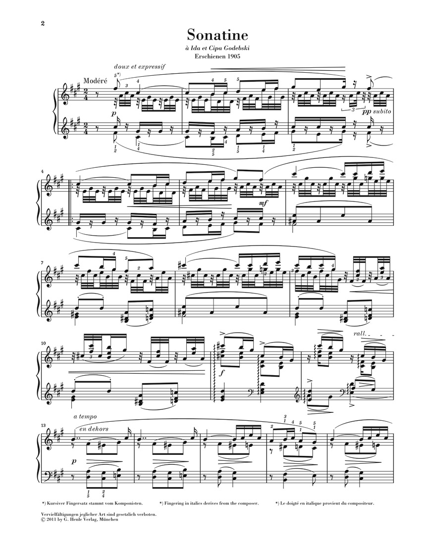 Anderes Coverbild Ravel Sonatine