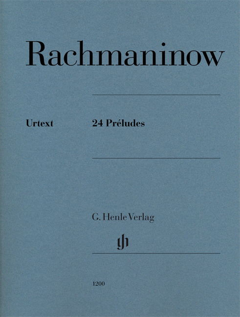 Vorderes Coverbild 24 Préludes für Klavier