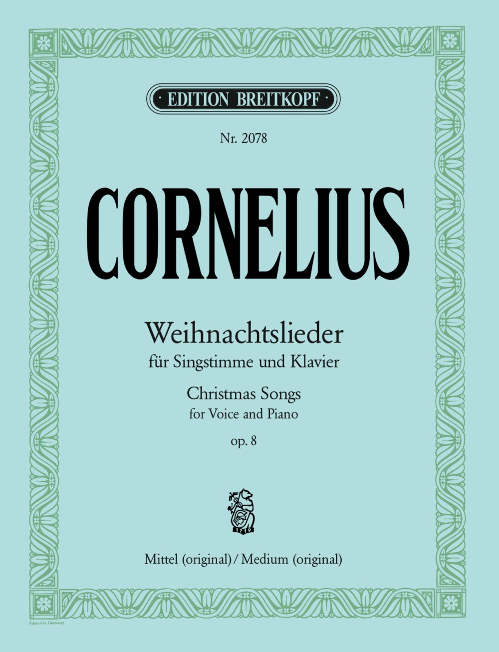 Anderes Coverbild Weihnachtslieder op. 8