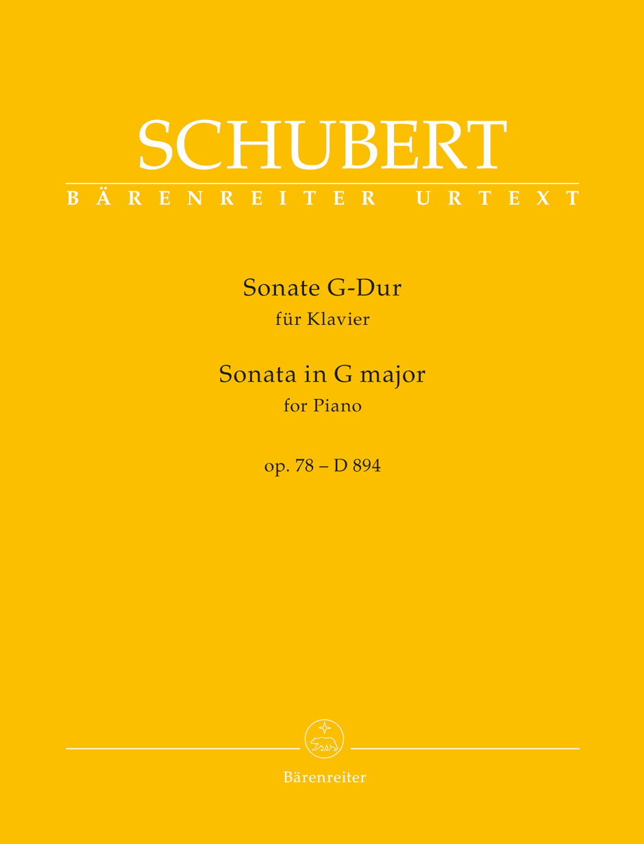 Anderes Coverbild Sonate für Klavier G-Dur op. 78 D 894
