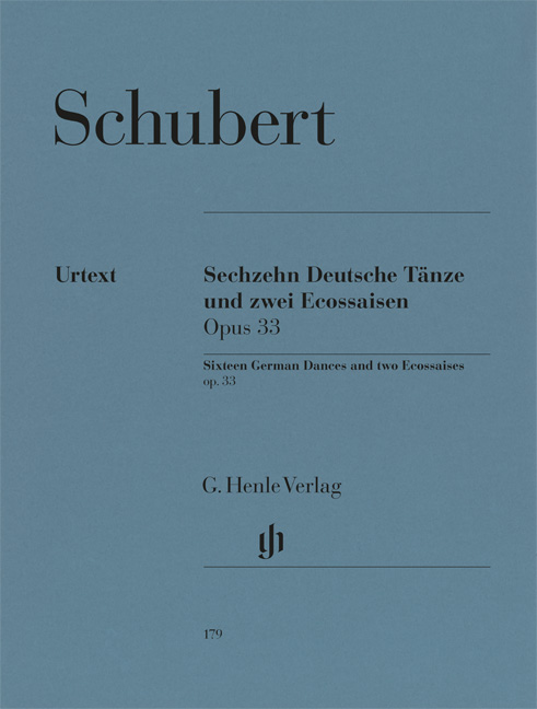 Vorderes Coverbild Sechzehn Deutsche Tänze und zwei Ecossaisen op. 33