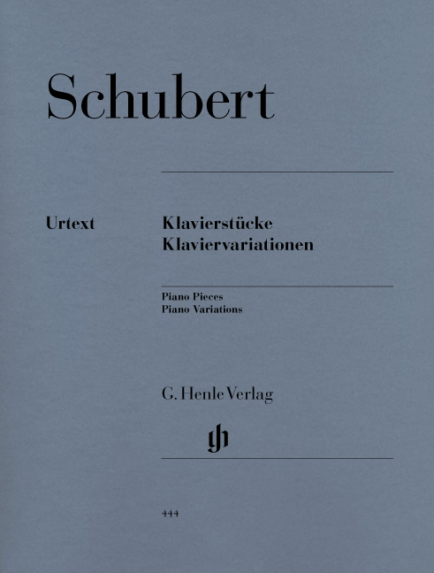 Vorderes Coverbild Klavierstücke und Klaviervariationen