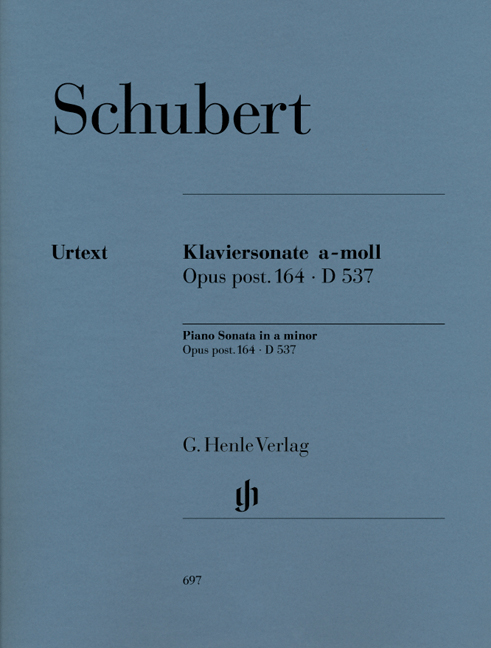 Vorderes Coverbild Klaviersonate a-moll op. post. 164 D 537