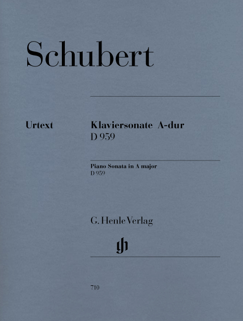 Vorderes Coverbild Klaviersonate A-dur D 959