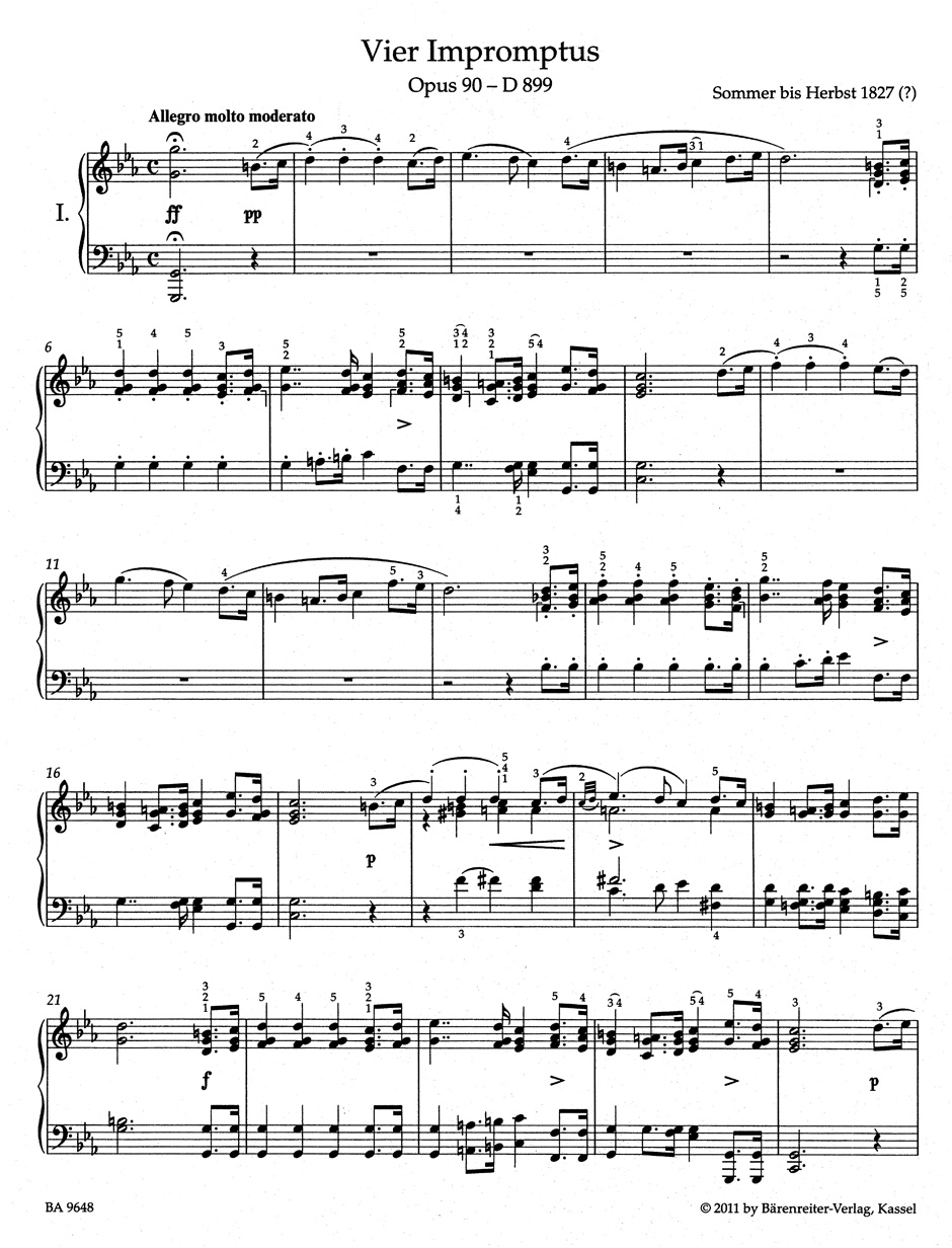 Anderes Coverbild Impromptus op. 90 D 899, op. post. 142 D 935