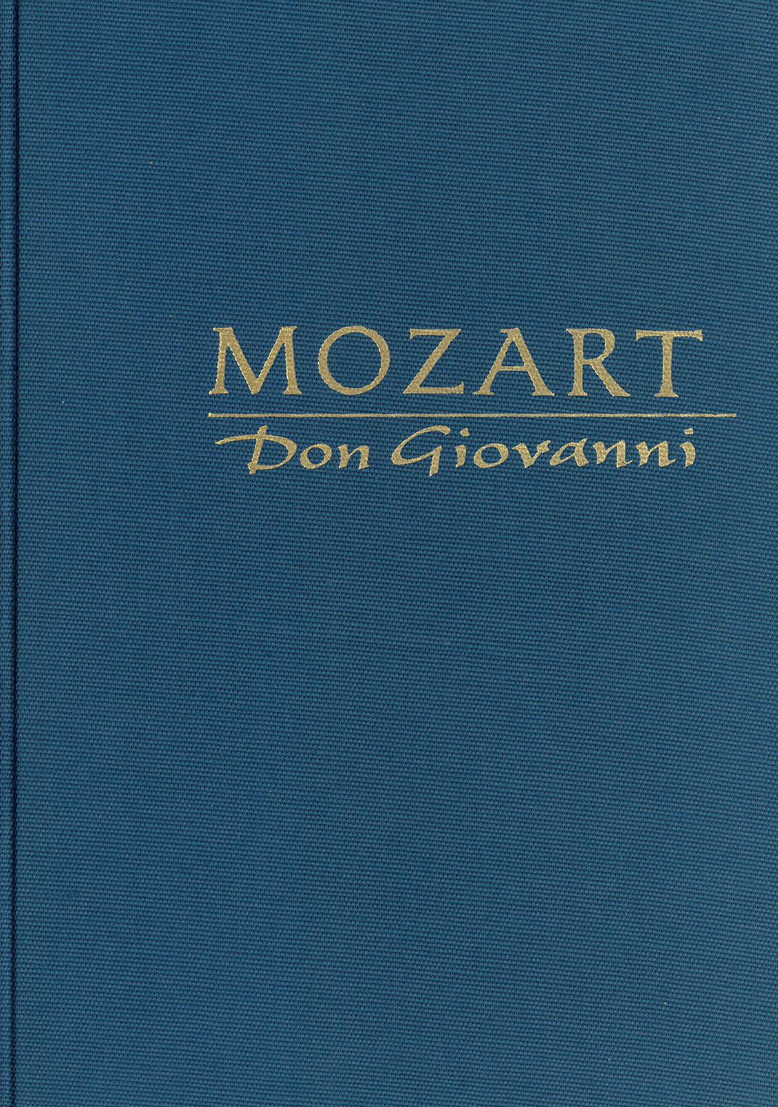 Vorderes Coverbild Don Giovanni KV 527