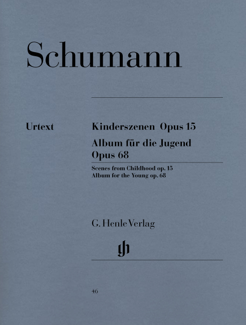 Vorderes Coverbild Kinderszenen op. 15 und Album für die Jugend op. 68