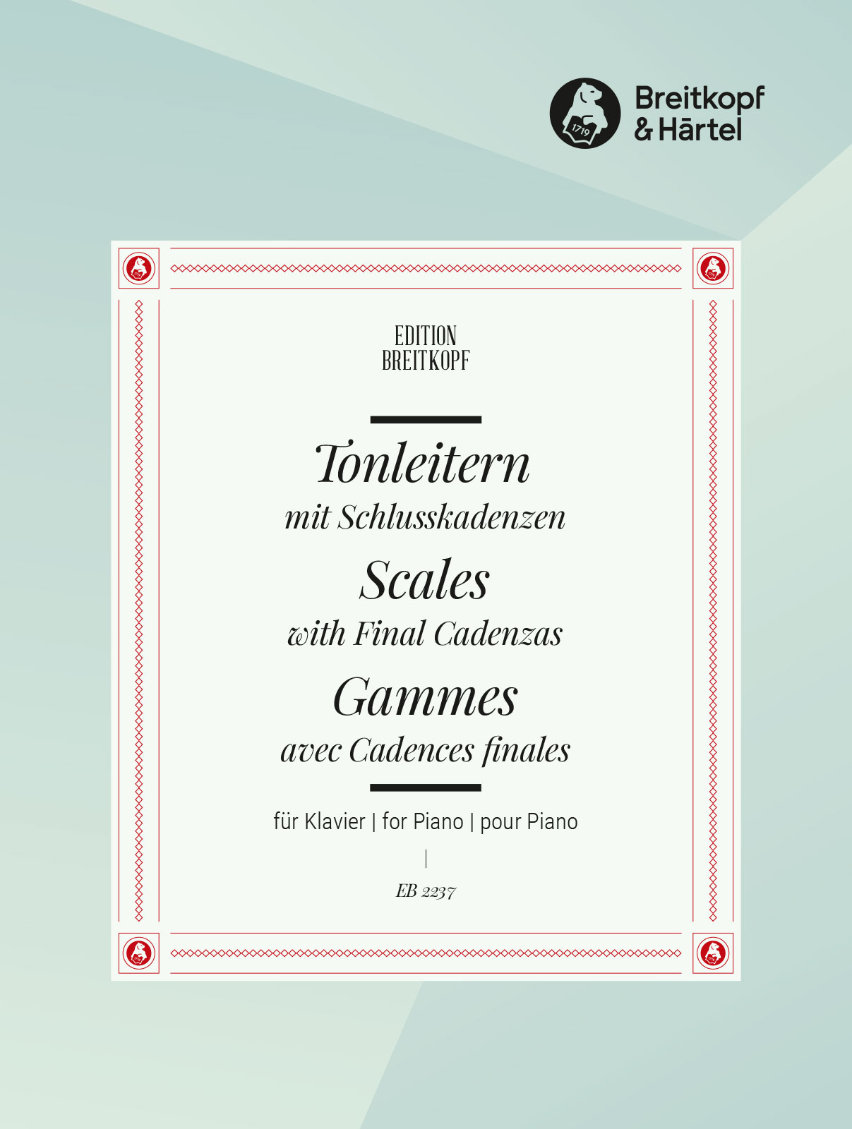 Anderes Coverbild Tonleitern mit Schlusskadenzen