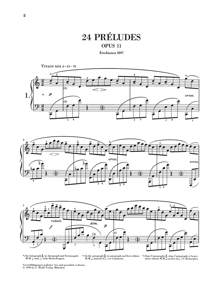 Anderes Coverbild 24 Préludes op. 11