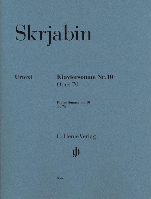 Vorderes Coverbild Klaviersonate Nr. 10 op. 70