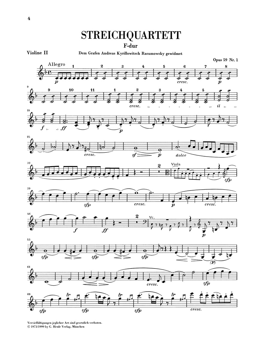 Anderes Coverbild Streichquartette op. 59, 74, 95