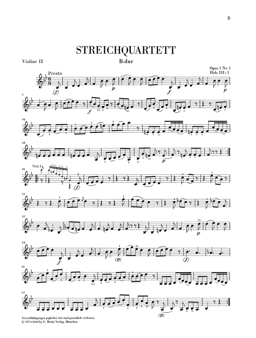 Anderes Coverbild Streichquartette Heft I