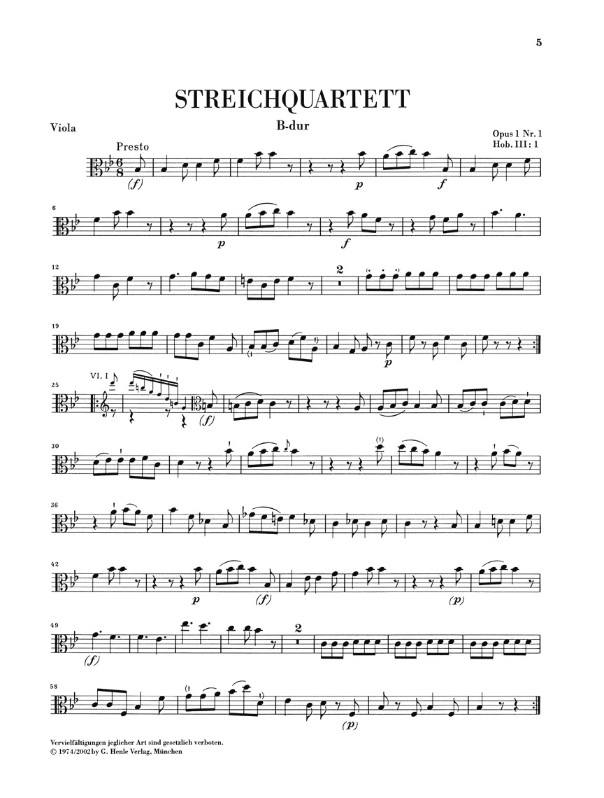 Anderes Coverbild Streichquartette Heft I