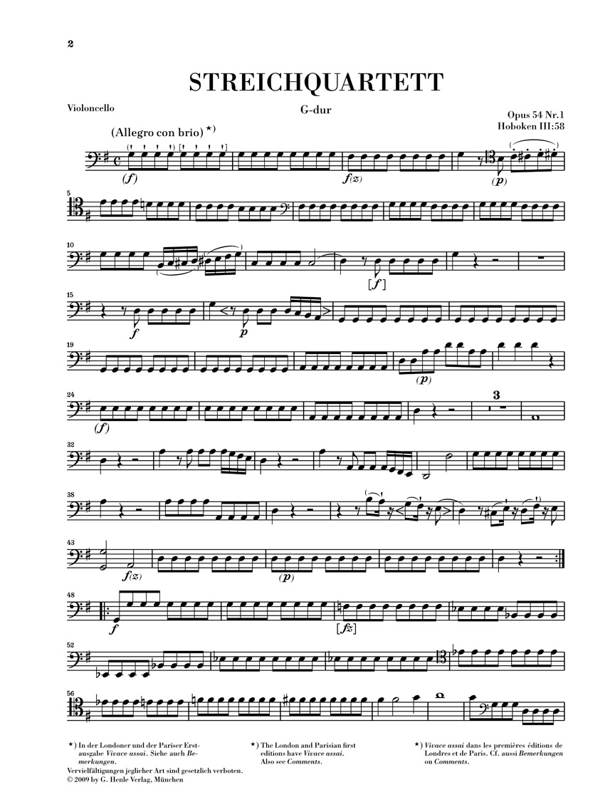 Anderes Coverbild Streichquartette Heft VII op. 54 und 55