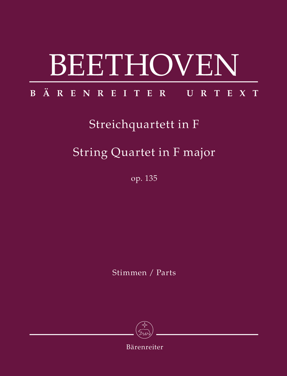 Vorderes Coverbild Streichquartett F-Dur op. 135