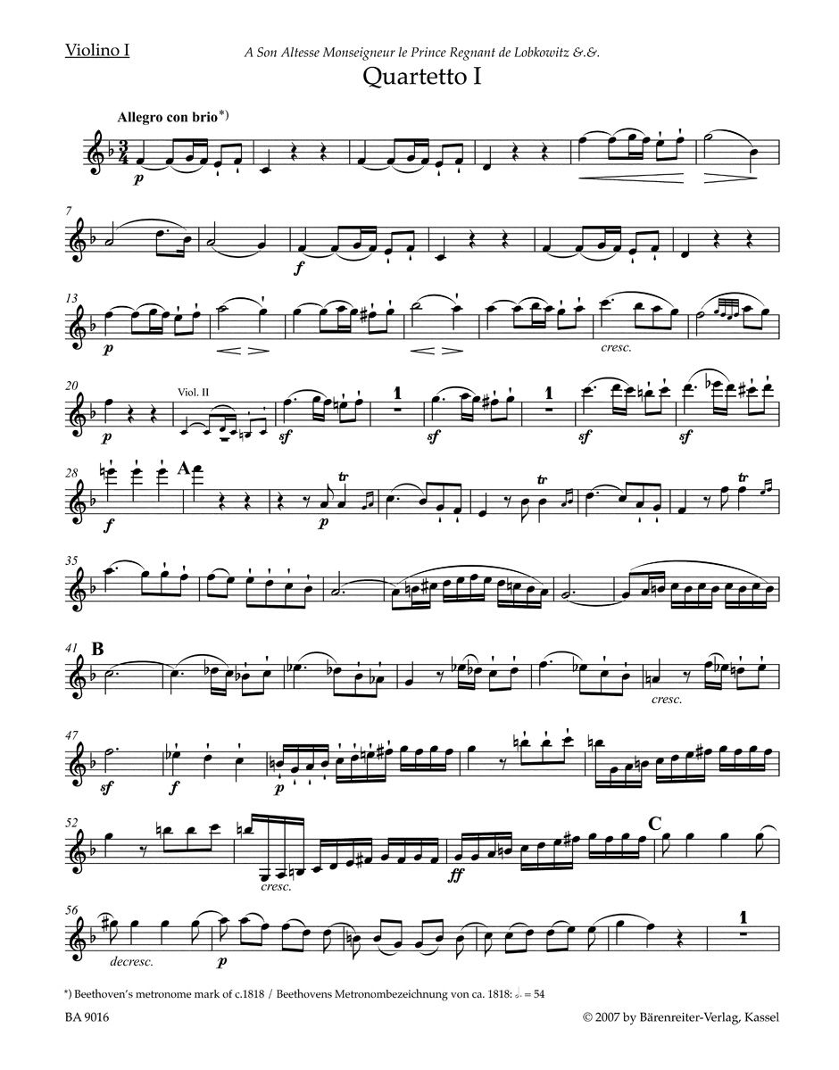 Anderes Coverbild Streichquartette op. 18