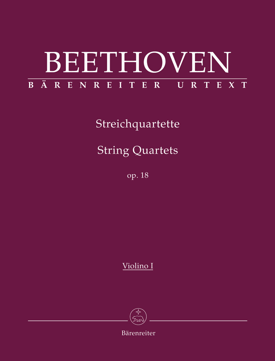 Vorderes Coverbild Streichquartette op. 18