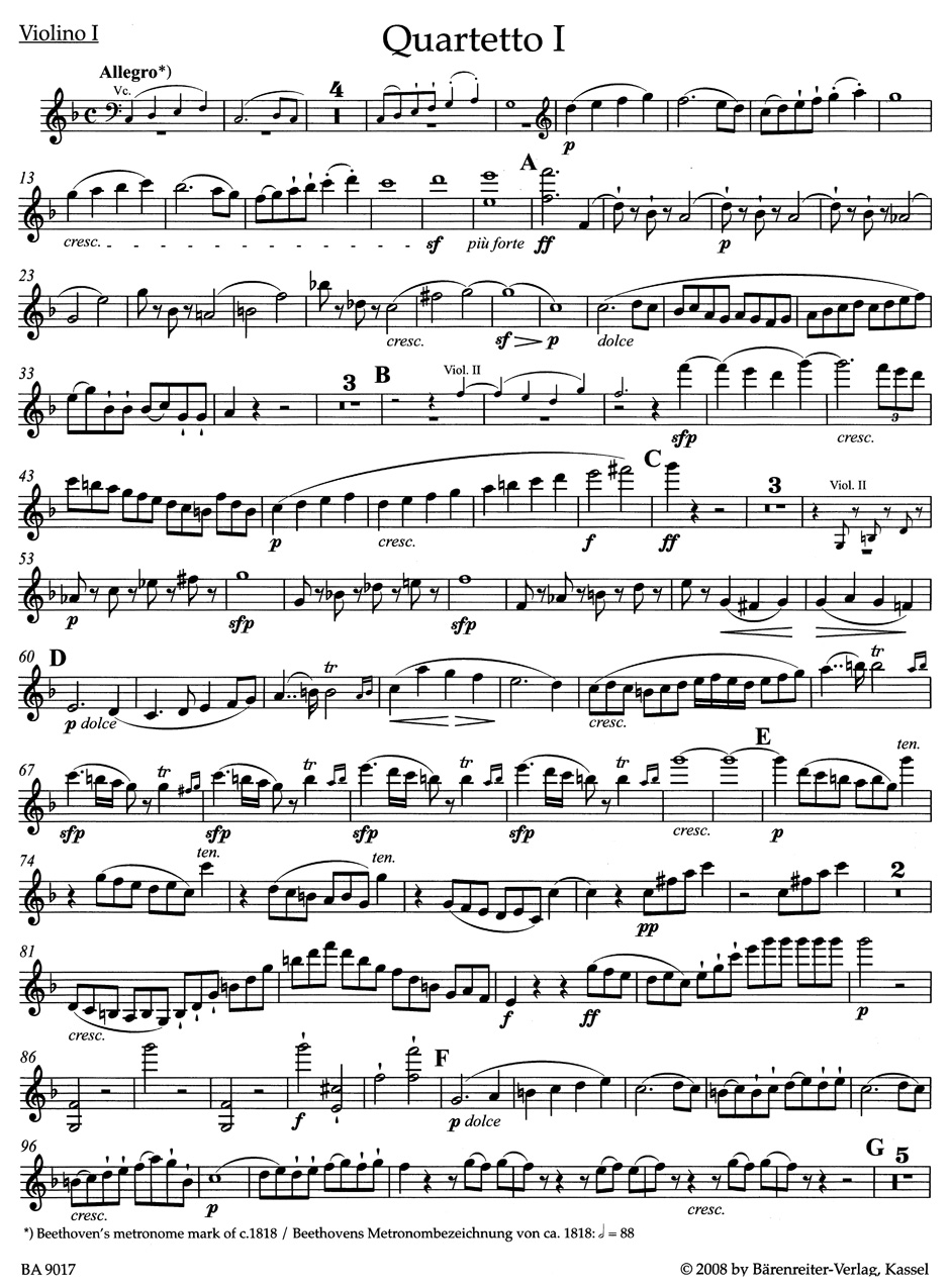 Anderes Coverbild Streichquartette op. 59