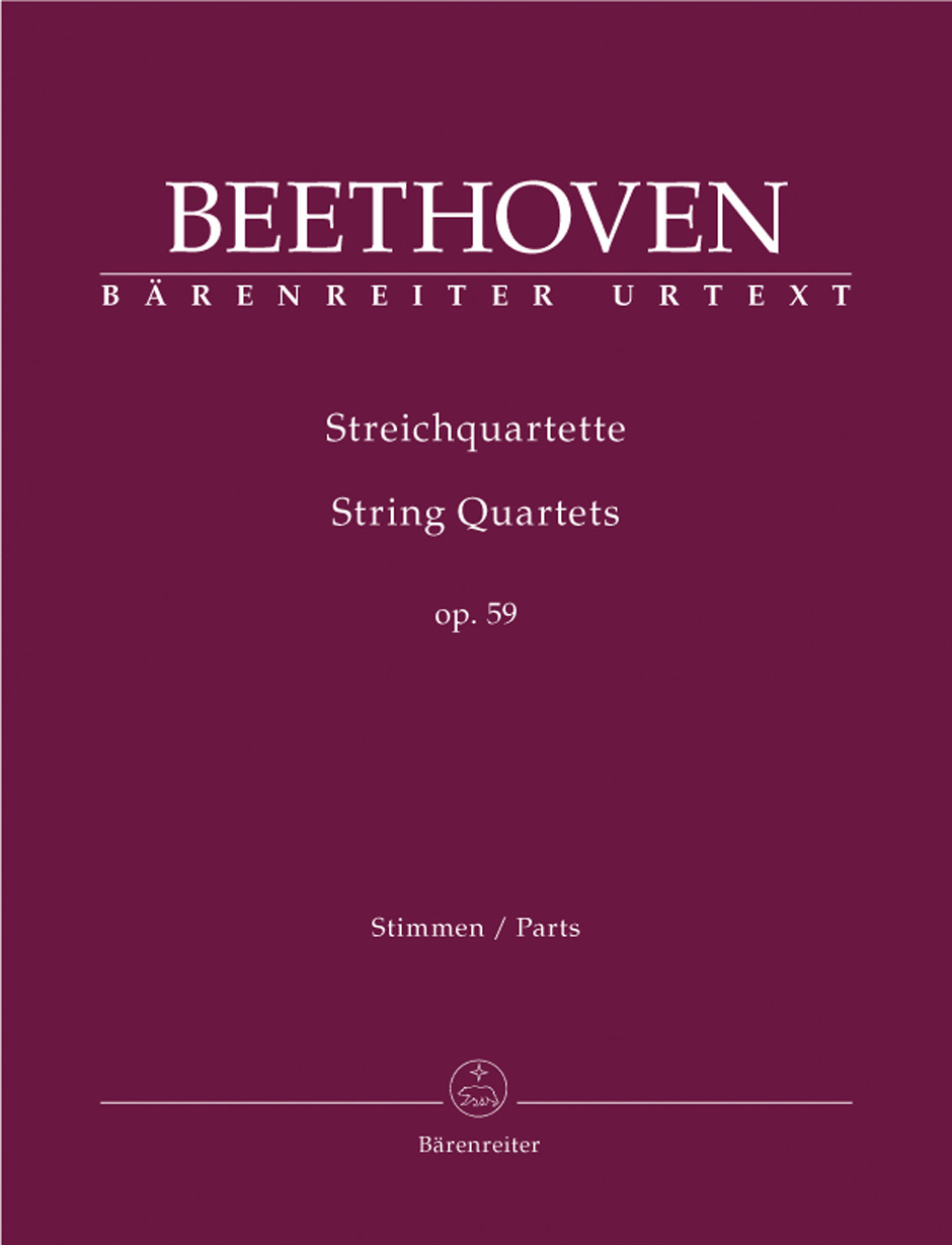 Vorderes Coverbild Streichquartette op. 59