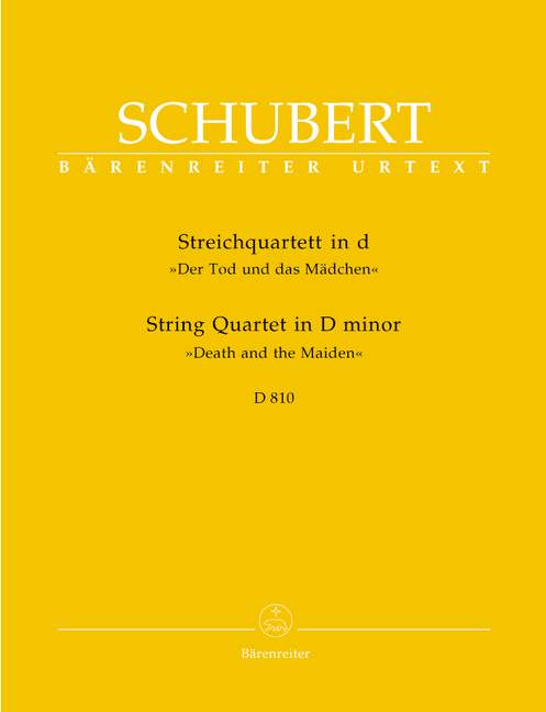 Anderes Coverbild Streichquartett d-Moll D 810 "Der Tod und das Mädchen"