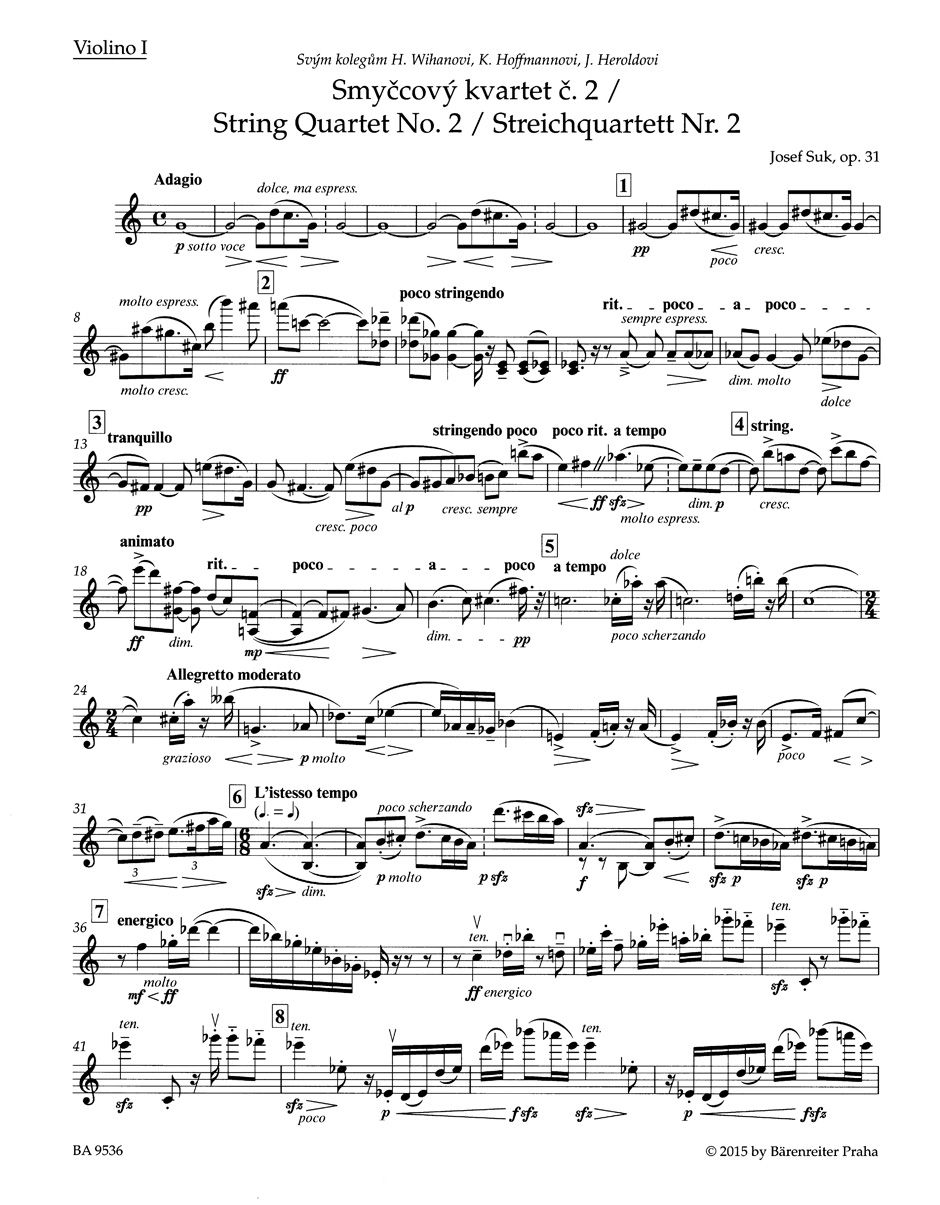 Anderes Coverbild Streichquartett Nr. 2 op. 31