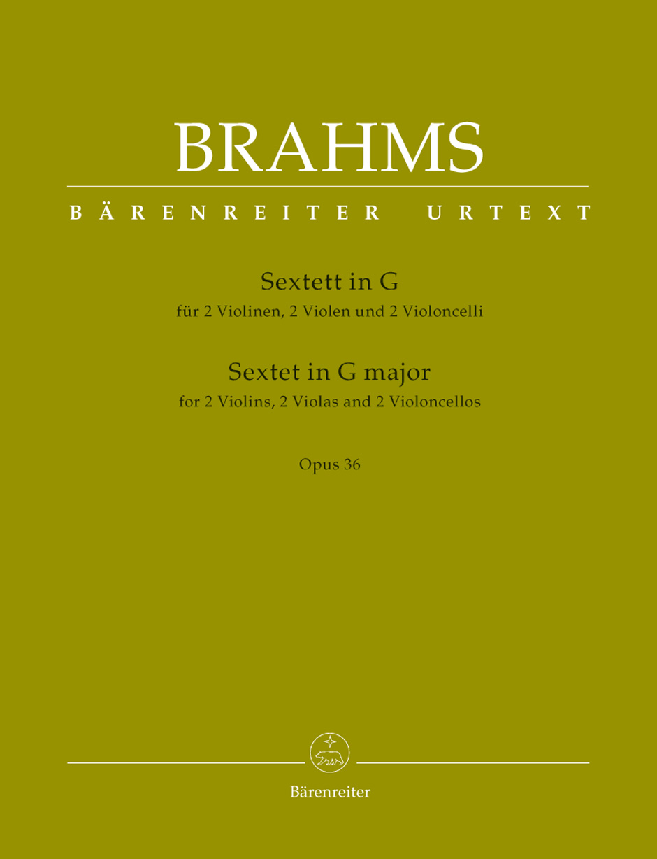 Anderes Coverbild Sextett für zwei Violinen, zwei Violen und zwei Violoncelli G-Dur op. 36