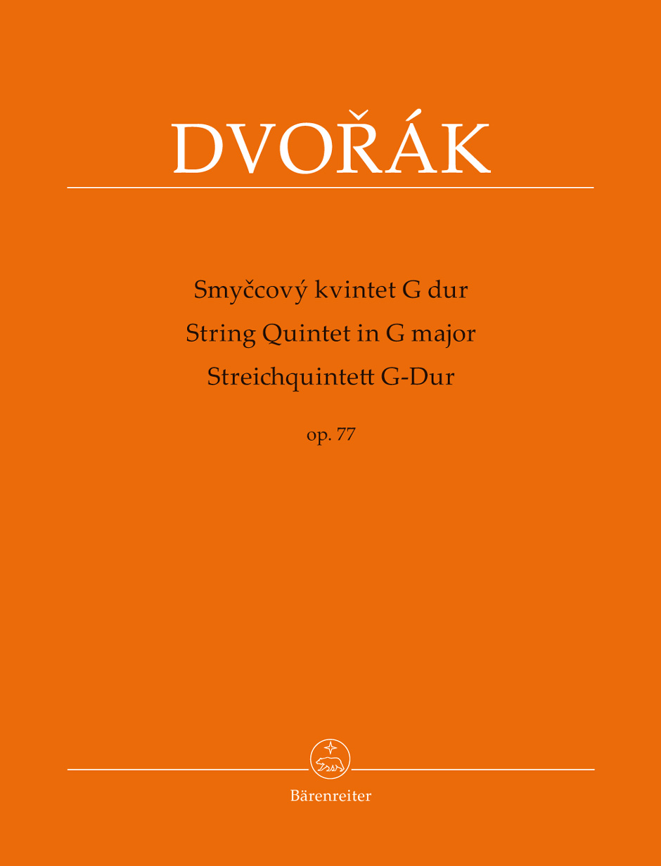 Vorderes Coverbild Streichquintett G-Dur op. 77