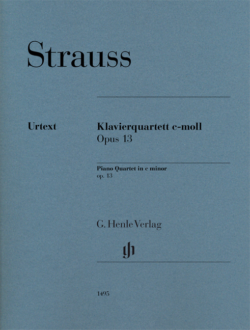 Vorderes Coverbild Klavierquatett c-moll op. 13