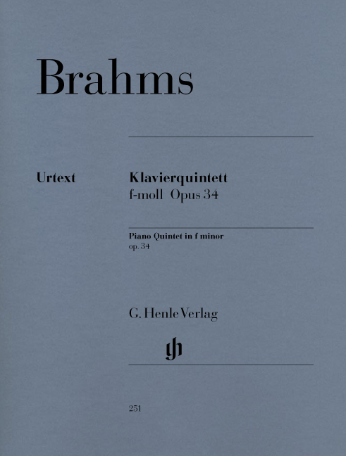 Vorderes Coverbild Klavierquintett f-moll op. 34