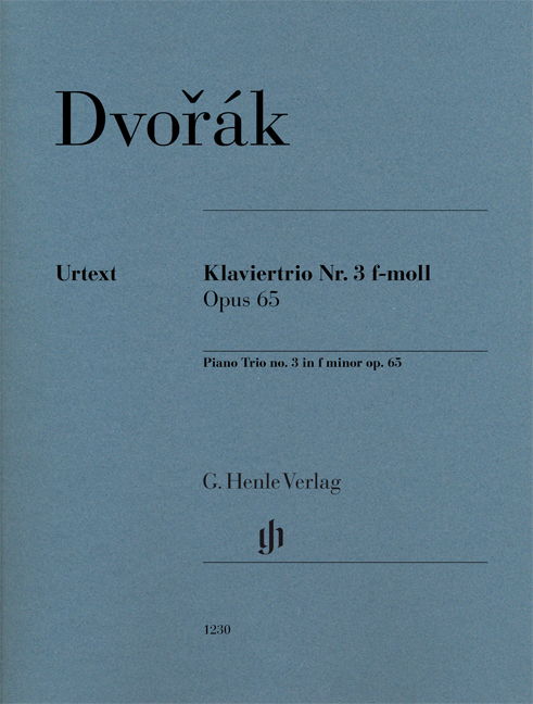 Vorderes Coverbild Klaviertrio Nr. 3 f-moll op. 65