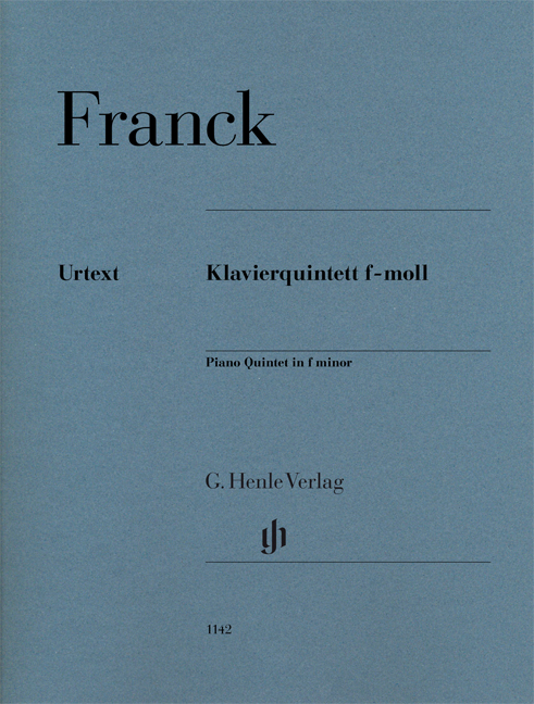 Vorderes Coverbild Klavierquintett f-moll