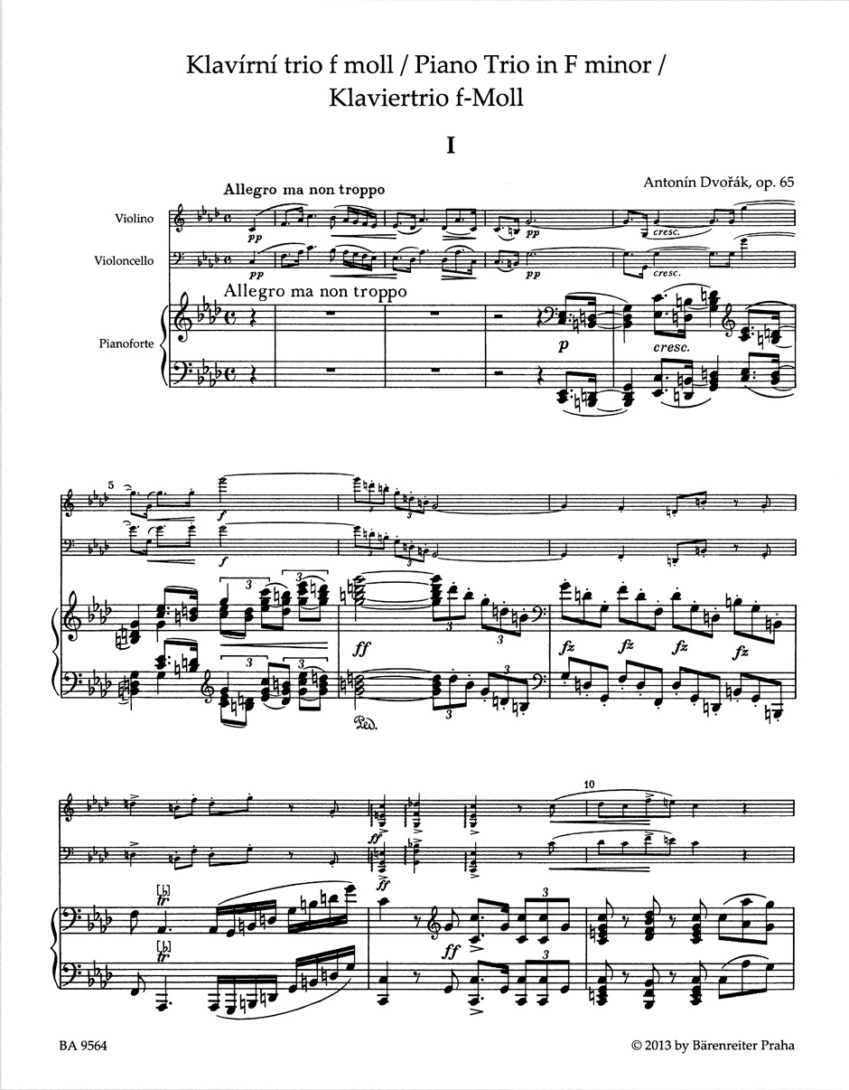 Anderes Coverbild Klaviertrio f-Moll op. 65