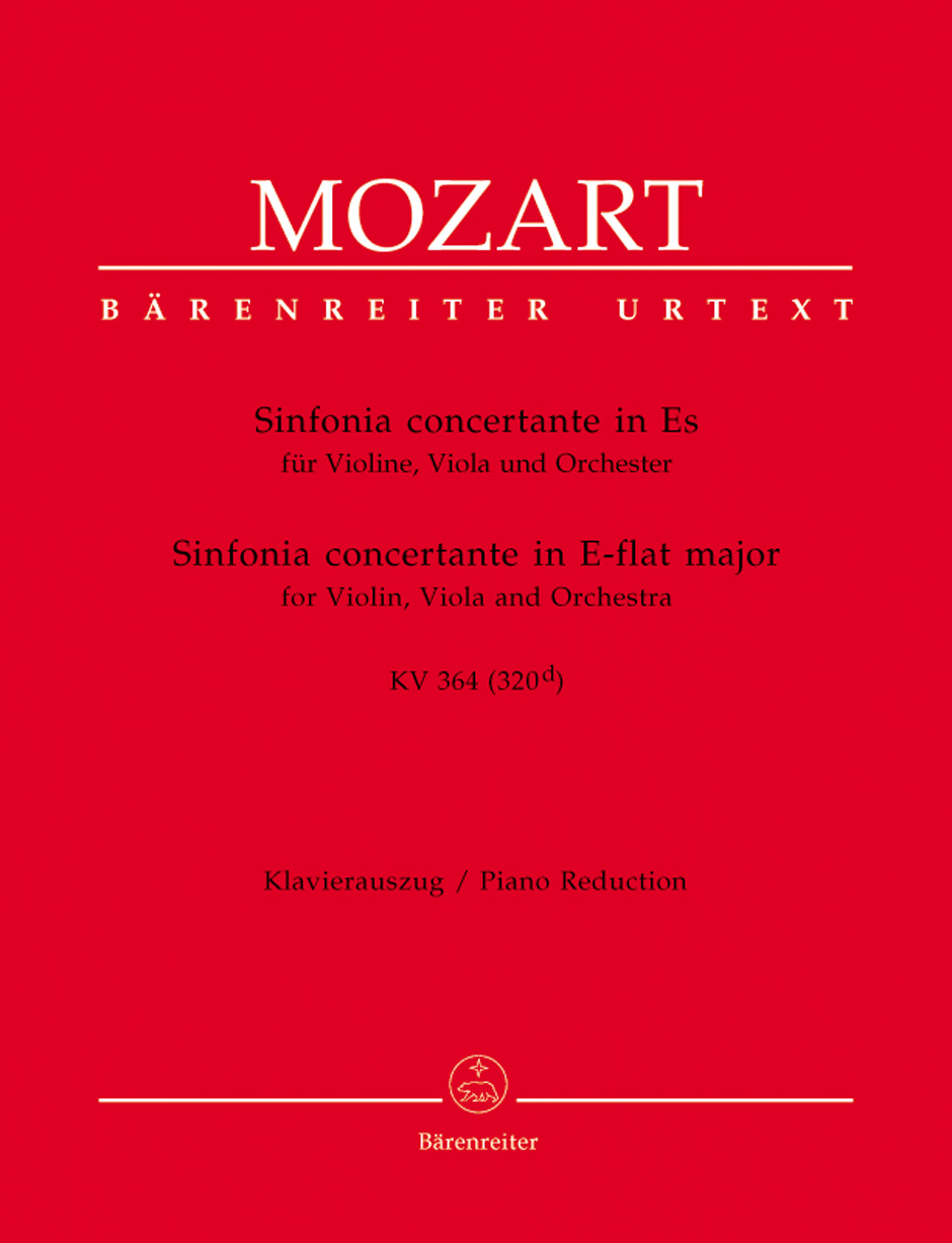 Anderes Coverbild Sinfonia concertante für Violine, Viola und Orchester Es-Dur KV 364 (320d)