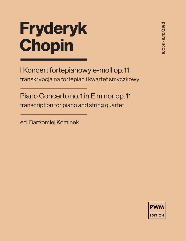 Vorderes Coverbild Klavierkonzert Nr. 1 e-moll op. 11