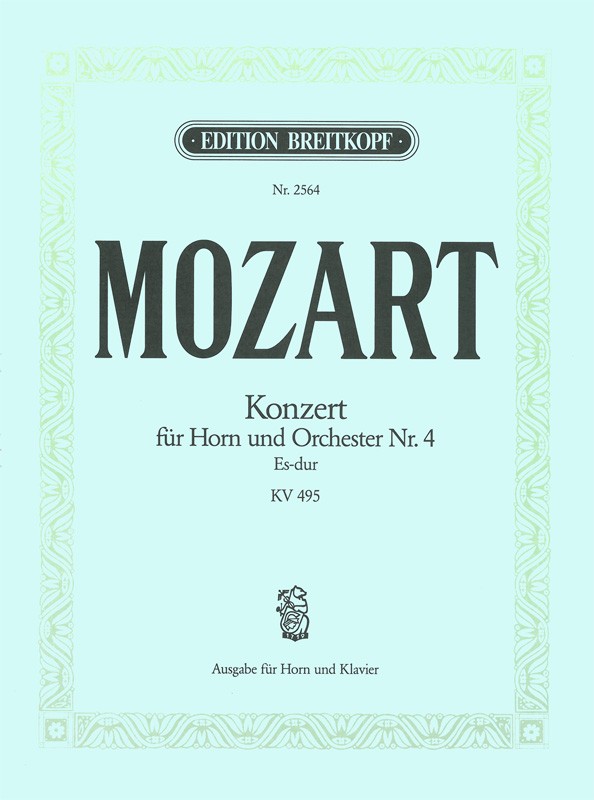 Anderes Coverbild Konzert für Horn und Orchester Nr. 4 Es-Dur KV 495