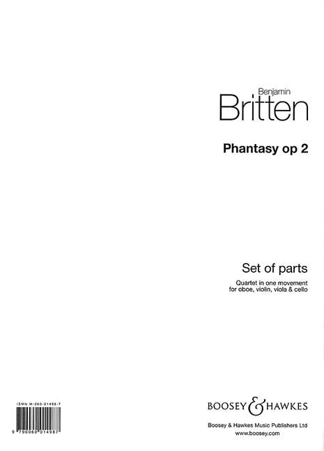 Vorderes Coverbild Phantasy op. 2