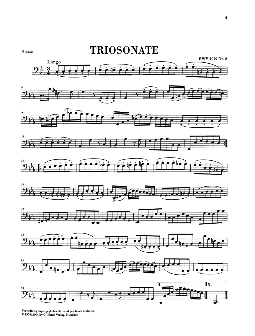Anderes Coverbild Triosonate und Canon Perpetuus aus dem Musikalischen Opfer BWV 1079 Nr. 8 und 9