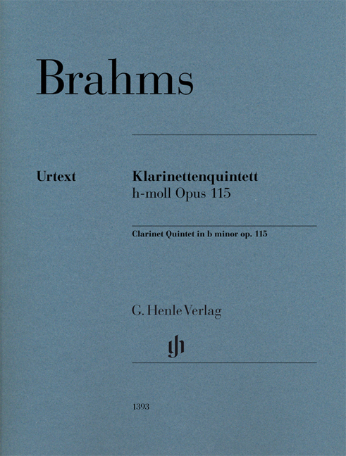 Vorderes Coverbild Klarinettenquintett h-moll op. 115