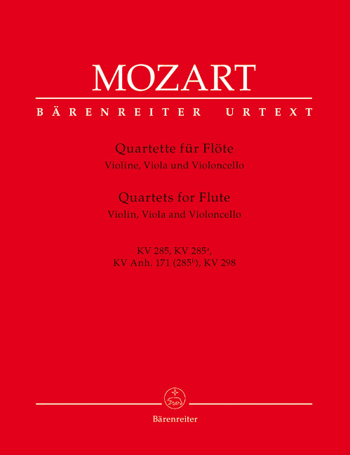 Vorderes Coverbild Quartette für Flöte, Violine, Viola und Violoncello