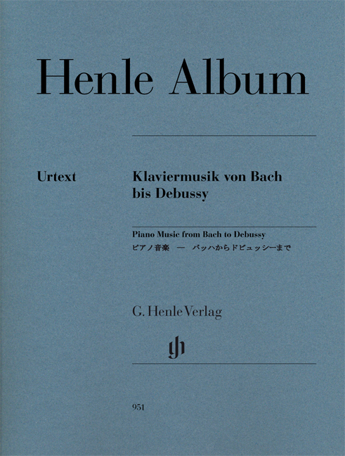 Vorderes Coverbild Henle Album - Klaviermusik von Bach bis Debussy