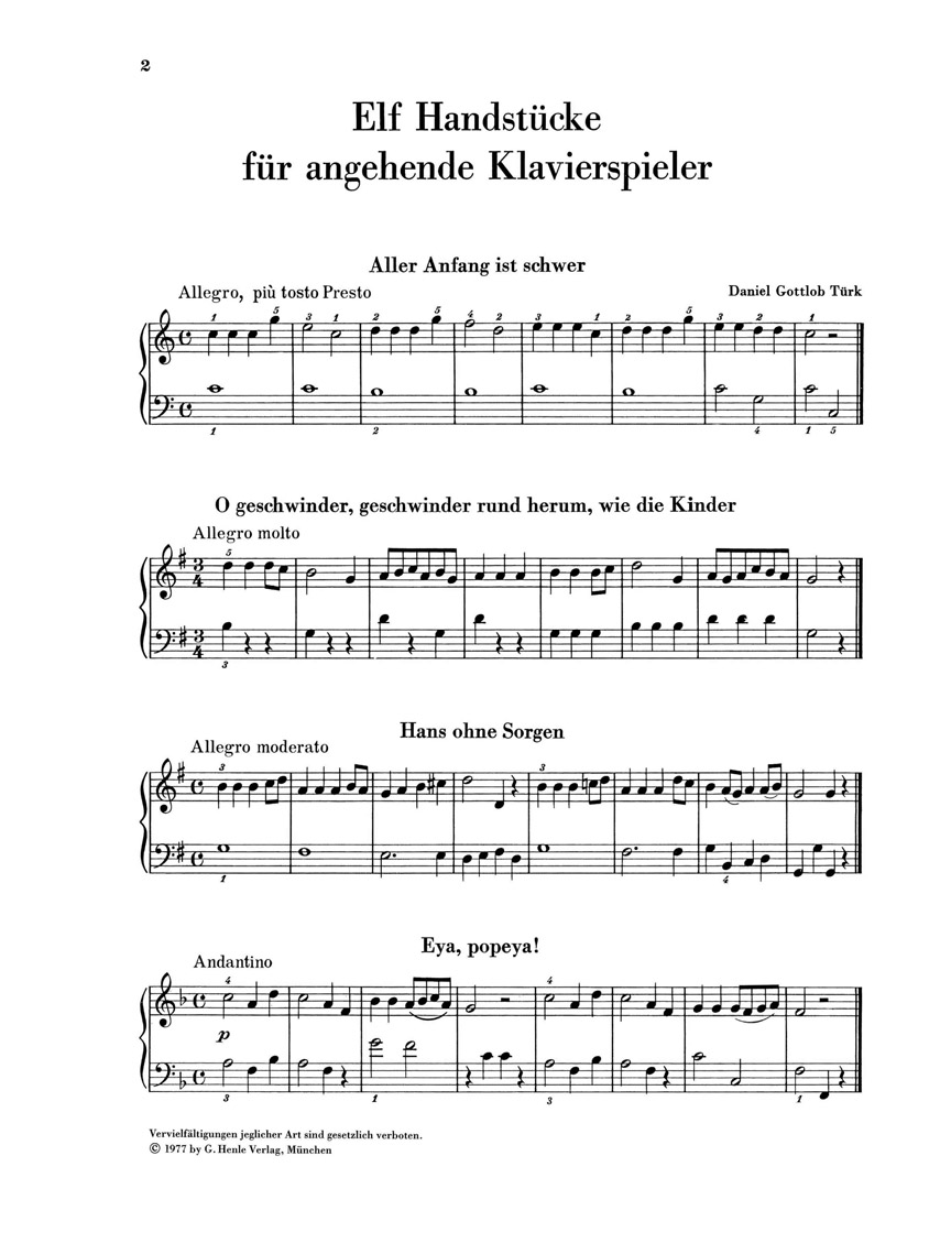 Anderes Coverbild Leichte Klavierstücke des klassischen und romantischen Zeitalters Band 1