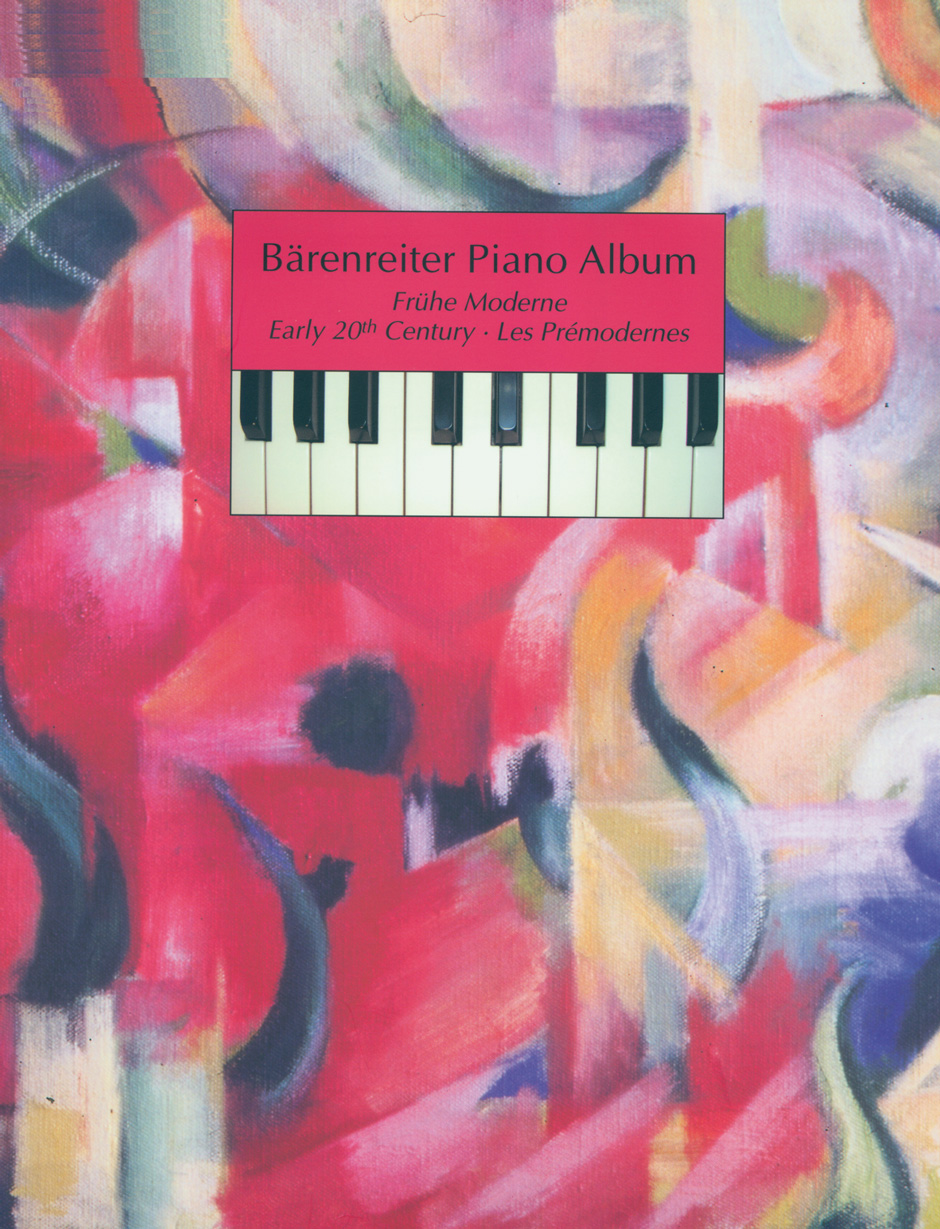 Vorderes Coverbild Bärenreiter Piano Album. Frühe Moderne
