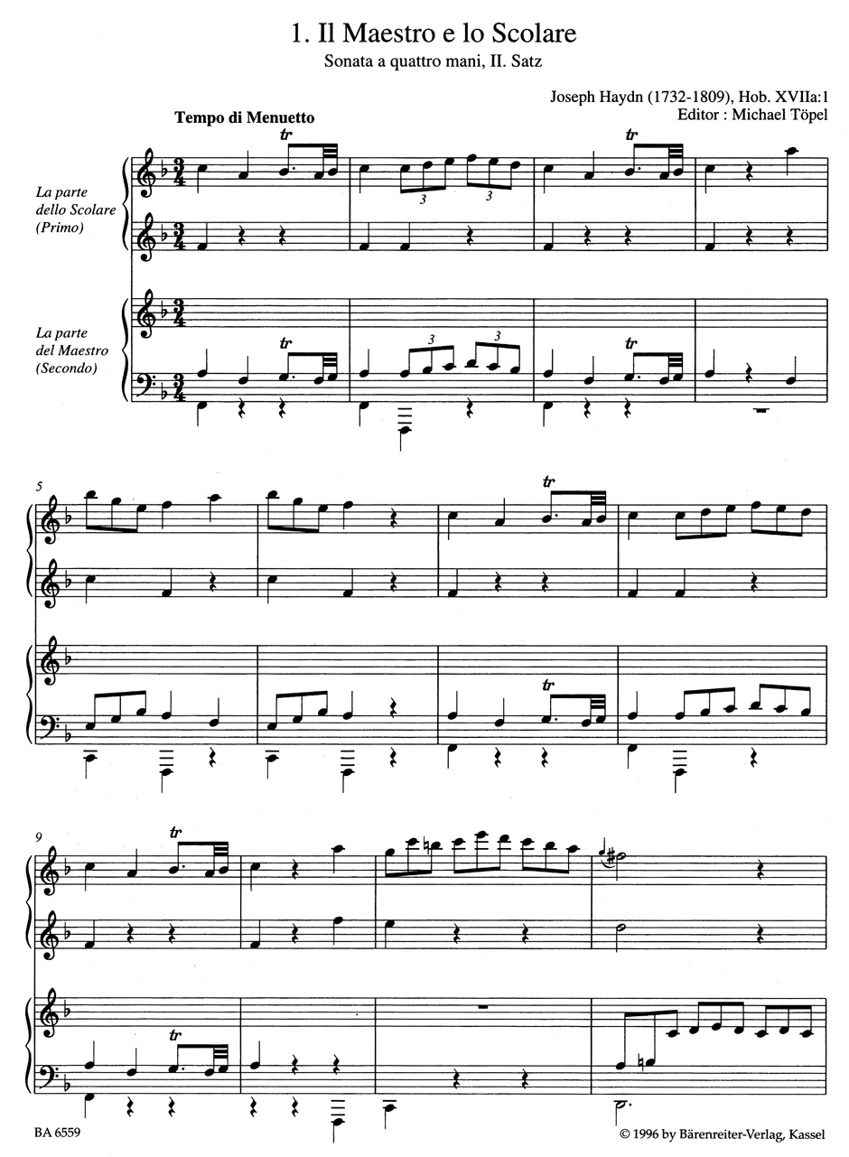 Anderes Coverbild Bärenreiter Piano Album. Vierhändig
