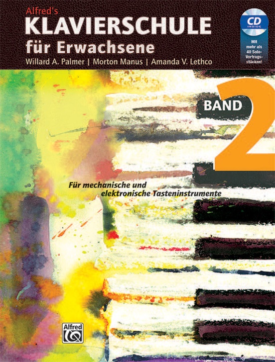 Vorderes Coverbild Alfred's Klavierschule für Erwachsene Band 2