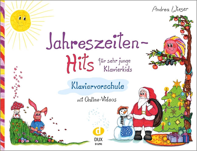 Vorderes Coverbild Jahreszeiten-Hits für sehr junge Klavierkids