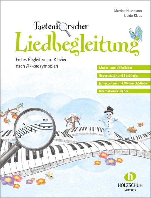 Vorderes Coverbild Tastenforscher Liedbegleitung